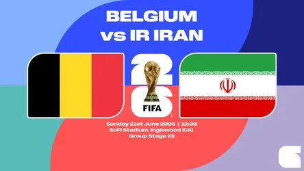 Belgium vs Iran poster
